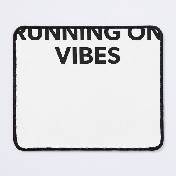 Item preview, Running On Vibes – Minimalist Lifestyle Statement Design designed and sold by JA World - Art & Design.