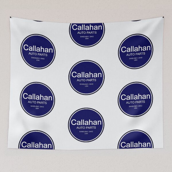 Item preview, Callahan Dark Blue Button designed and sold by Normbot2000.