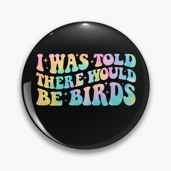 Item preview, I Was Told There Would Be Birds Groovy Retro designed and sold by Ali-printshop.