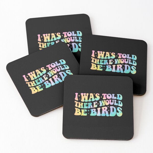 Item preview, I Was Told There Would Be Birds Groovy Retro designed and sold by Ali-printshop.
