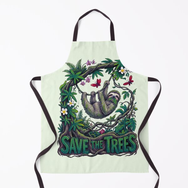 Item preview, Sloth Save the Trees Nature Conservation designed and sold by TeeARTHY.