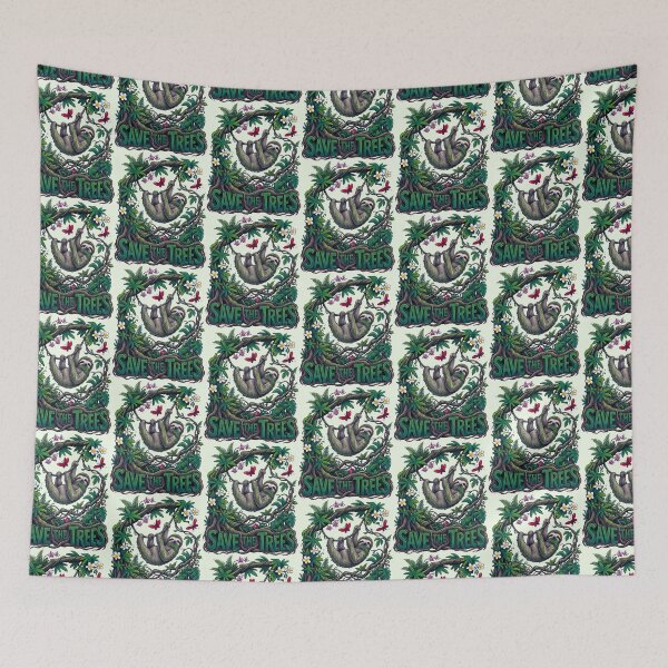 Item preview, Sloth Save the Trees Nature Conservation designed and sold by TeeARTHY.