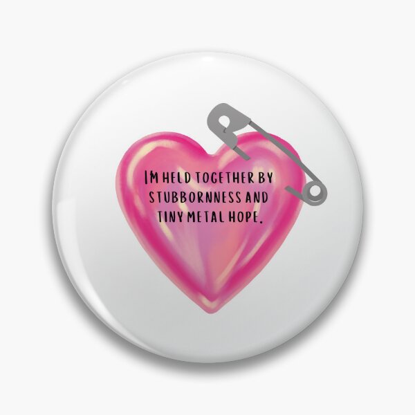 Item preview, I'm held together by stubborness... designed and sold by bruise+blush.