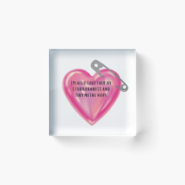 Item preview, I'm held together by stubborness... designed and sold by bruise+blush.