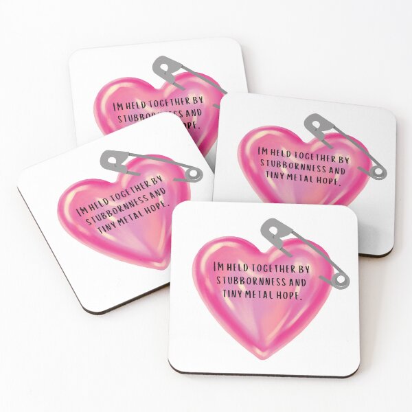 Item preview, I'm held together by stubborness... designed and sold by bruise+blush.