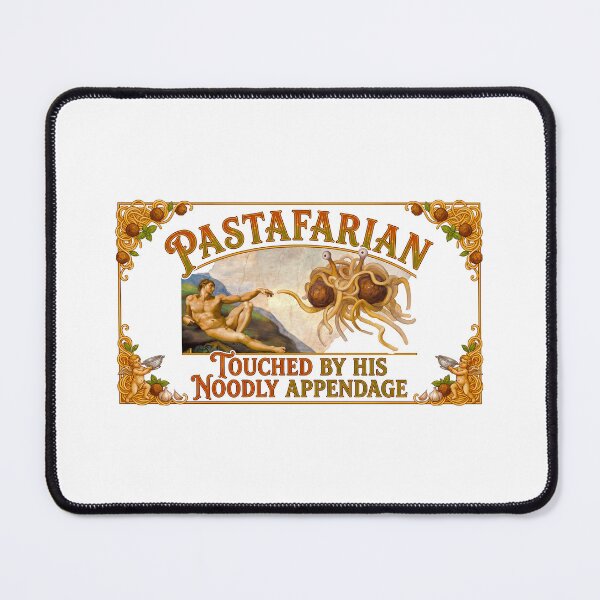 Item preview, Pastafarian Touched By His Noodly Appendage Art designed and sold by TeeARTHY.