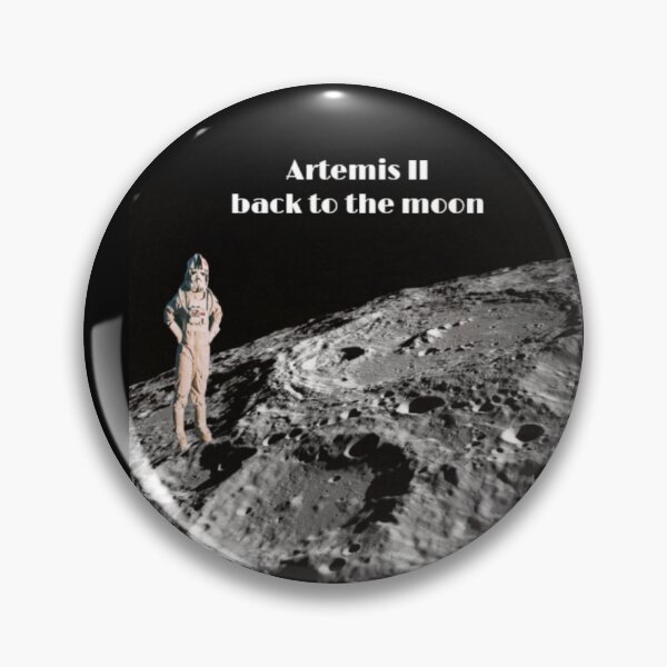 Artikelvorschau, Artemis II Mission Abzeichen-Kollektion – Zurück zum Mond Astronauten-Aufkleber-Set entworfen und verkauft von Yasmine Mohammed.