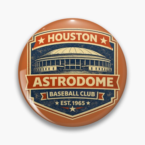 Item preview, Vintage Houston Astrodome Exterior Baseball Badge Shirt | Retro Dome Stadium 1965 Design designed and sold by GhostDawgs.