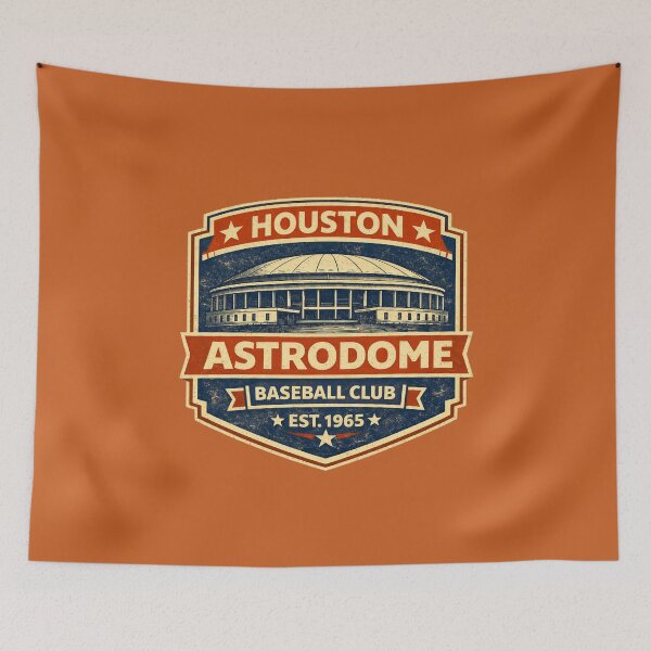 Item preview, Vintage Houston Astrodome Exterior Baseball Badge Shirt | Retro Dome Stadium 1965 Design designed and sold by GhostDawgs.