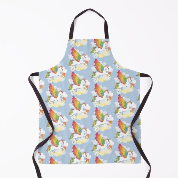 Item preview, Rainbow Winged Unicorn in Dreamy Sky designed and sold by LCWaterworth.