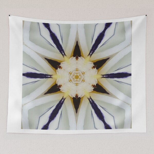 Item preview, Soft Botanical Star Pattern – Elegant Floral Geometry designed and sold by SilentBloomLab.