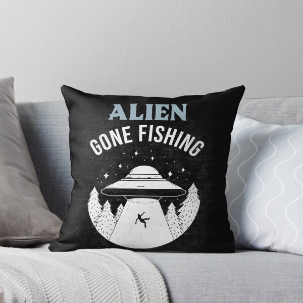 Artikelvorschau, Alien beim Angeln entworfen und verkauft von SarcasticTeez.