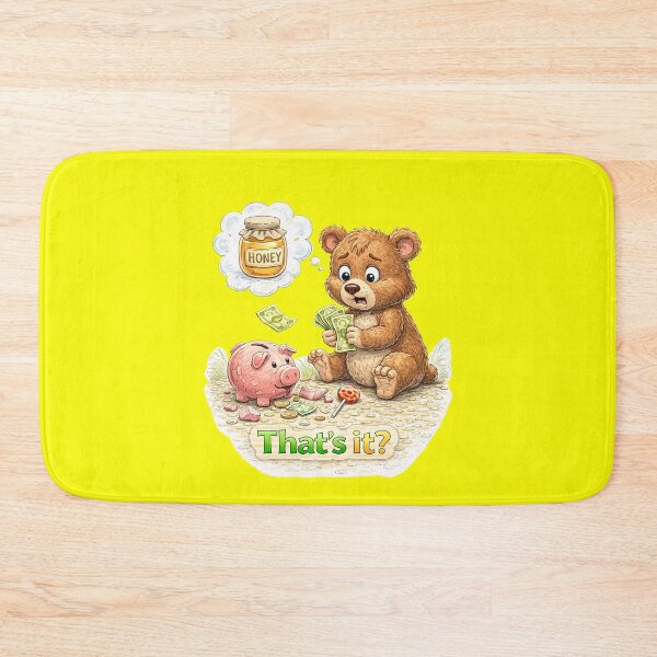Item preview, Bear Piggy Bank Sticker – Funny Saving Money Reality Art designed and sold by Felixuss.