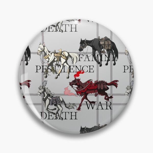 Item preview, Four Horses of the Apocalypse designed and sold by Peaches N’ Screams.