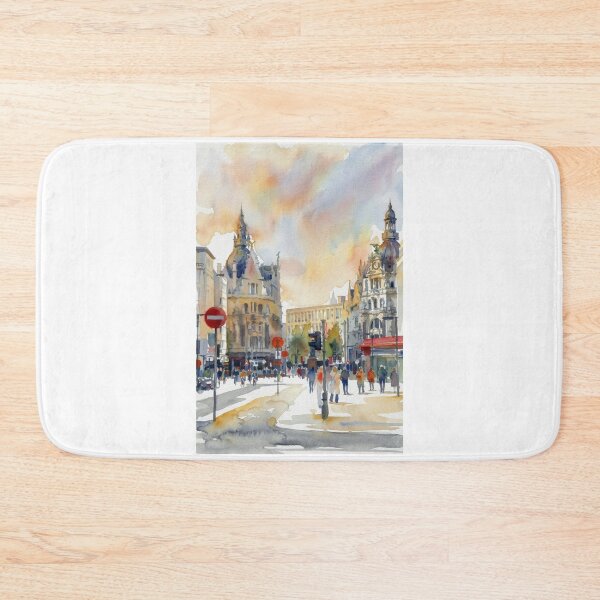 Item preview, Antwerp Meir Street Watercolor designed and sold by caracatita75.
