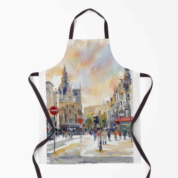 Item preview, Antwerp Meir Street Watercolor designed and sold by caracatita75.