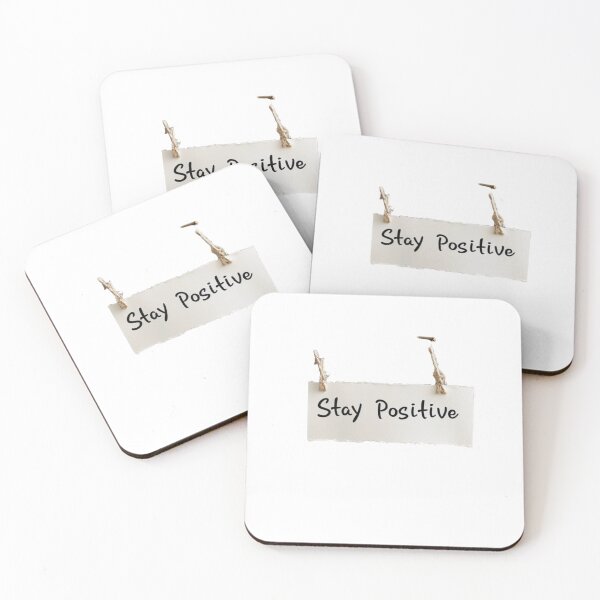 Item preview, Stay Positive Aesthetic – Simple Clean Quote Design designed and sold by Modefissi.