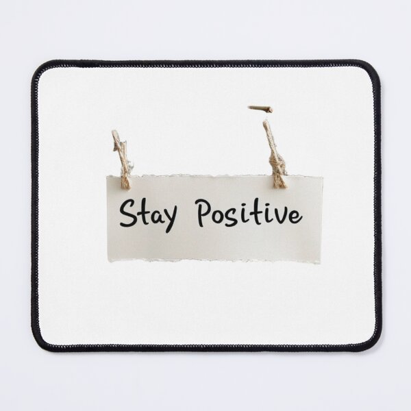 Item preview, Stay Positive Aesthetic – Simple Clean Quote Design designed and sold by Modefissi.