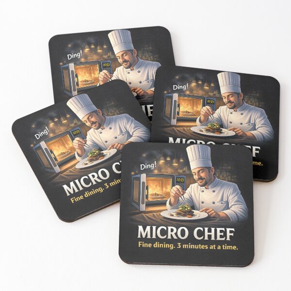 Item preview, Micro Chef Funny Microwave Cooking Pun Chef T-Shirt designed and sold by Hornace88studio.