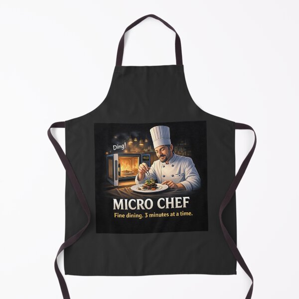 Item preview, Micro Chef Funny Microwave Cooking Pun Chef T-Shirt designed and sold by Hornace88studio.