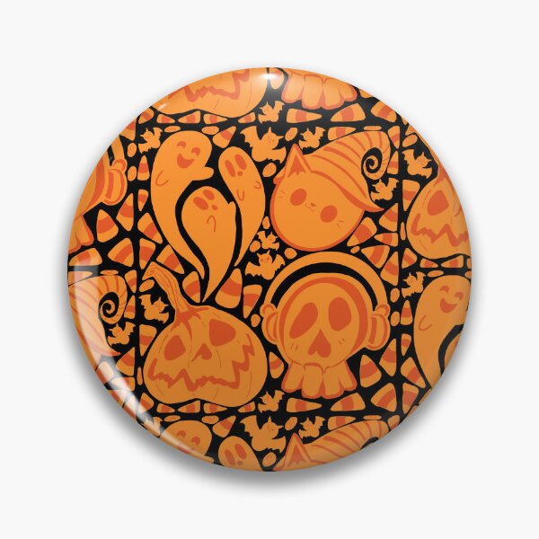 Item preview, Orange spooky Halloween season with black background  designed and sold by missmann.