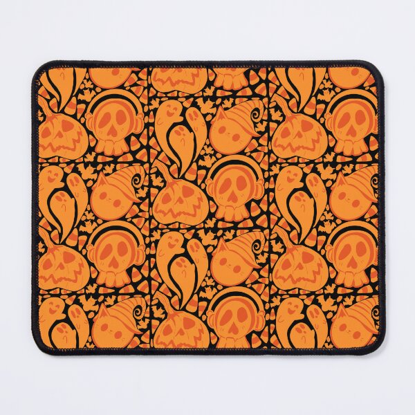 Item preview, Orange spooky Halloween season with black background  designed and sold by missmann.
