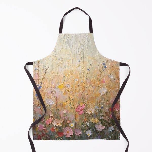 Item preview, Dreamy Impasto Wildflower Meadow in Sunlit Pastels designed and sold by Nyx Creates.