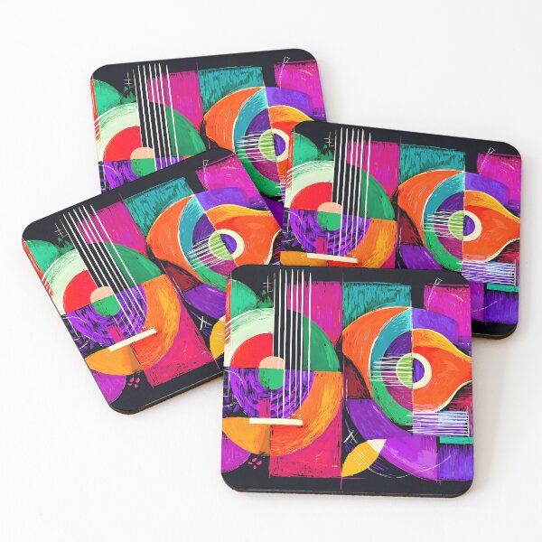 Item preview, Colorful Geometric Abstract with Bold Shapes Intricate Lines and Vibrant Textured Composition designed and sold by OlfactoART Studio.