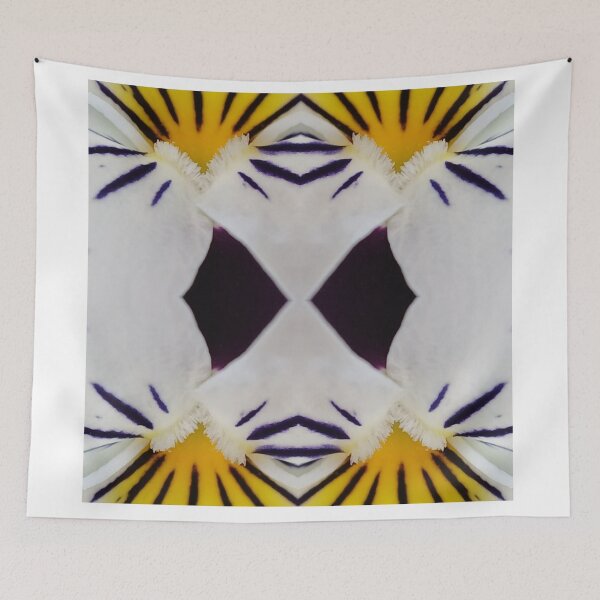 Item preview, Minimal Floral Kaleidoscope – Neutral Botanical Pattern designed and sold by SilentBloomLab.