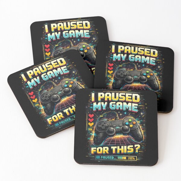 Item preview, I Paused My Game for This – Funny Gamer Design designed and sold by darkan1.