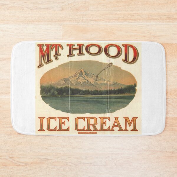 Item preview, Mt Hood Oregon Ice Cream Company Vintage Historical Logo Label designed and sold by coffeepolicy.