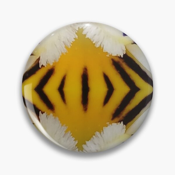 Item preview, Bold Floral Core Pattern – Vibrant Yellow Abstract Design designed and sold by SilentBloomLab.