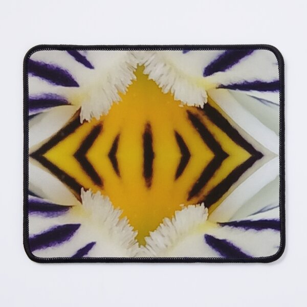 Item preview, Bold Floral Core Pattern – Vibrant Yellow Abstract Design designed and sold by SilentBloomLab.