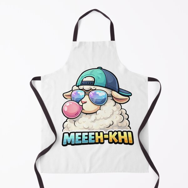 Item preview, Cool Sheep Blowing Bubble Gum - Funny Streetwear Lamb - MEEEH-KHI Cartoon Sticker designed and sold by ZYNORAworld.