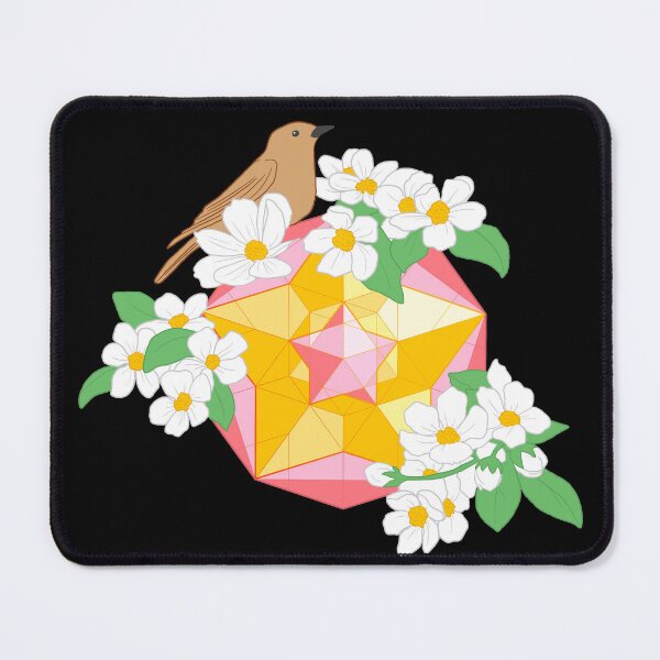 Item preview, Sacred Geometry Bird – Floral Nature Aesthetic designed and sold by Piece of Mind.