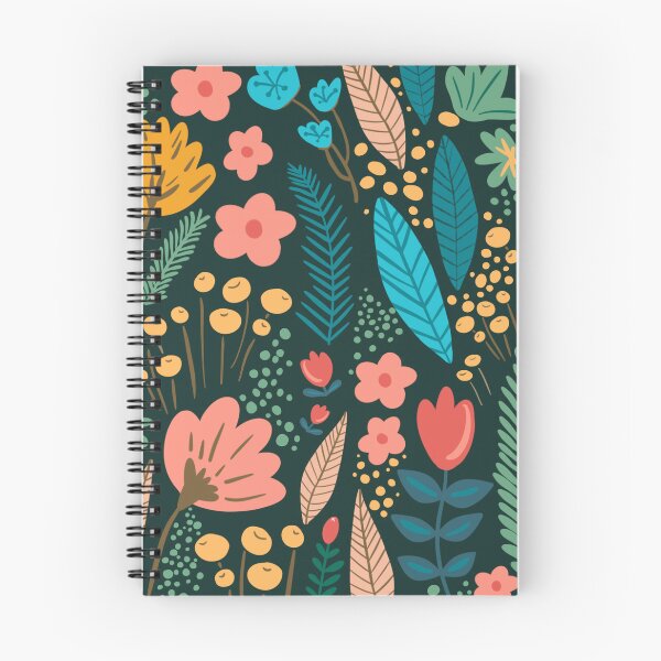 Item preview, Romantic flower garden in spring - blue background designed and sold by Srta  Margarita.