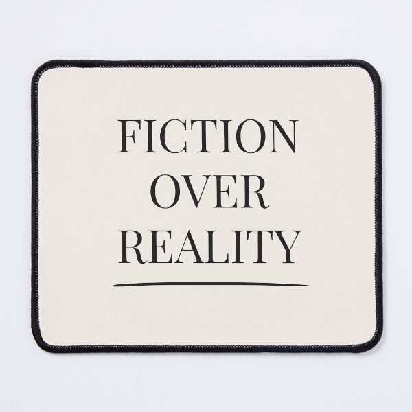 Item preview, Fiction Over Reality - Booktok x Romance Reader Aesthetic designed and sold by Inkbound Co.