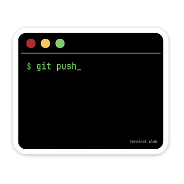 Artwork thumbnail, git push – Minimal Developer Command by TerminalClub