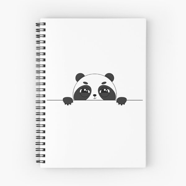 Item preview, Grumpy Panda Peeking - Funny Bored Animal - Lazy Panda Mood Sticker designed and sold by ZYNORAworld.