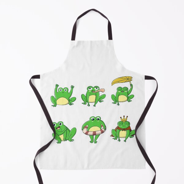 Item preview, Cute Green Frog Sticker Sheet - Funny Froggy Pack - Kawaii Frog Aesthetic Set designed and sold by ZYNORAworld.