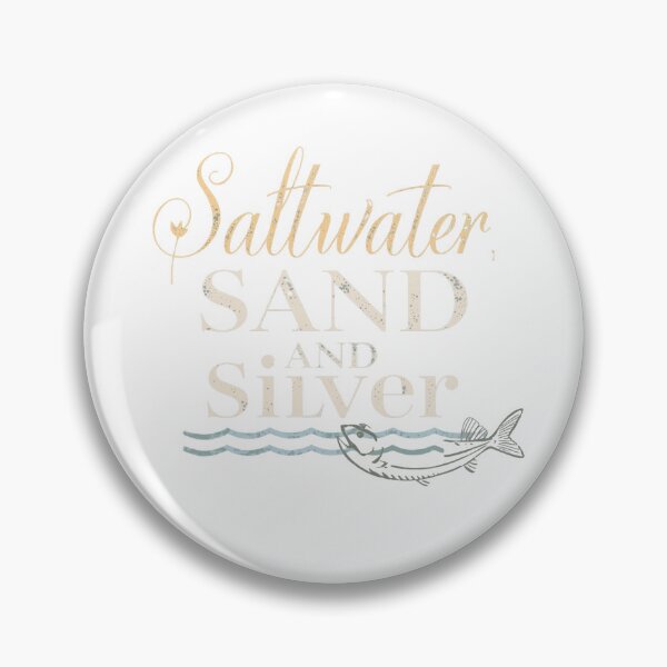 Item preview, Saltwater Sand and Silver - Pompano fishing designed and sold by SNW-Collective.