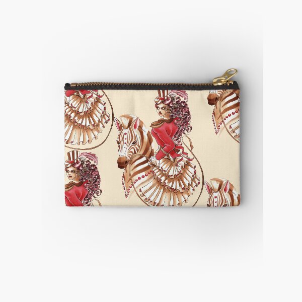 Item preview, Vintage Circus Rider with Zebra Fantasy Art designed and sold by LCWaterworth.