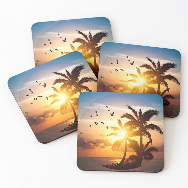 Item preview, Birds in Palms Sunset designed and sold by Creative Visualize.