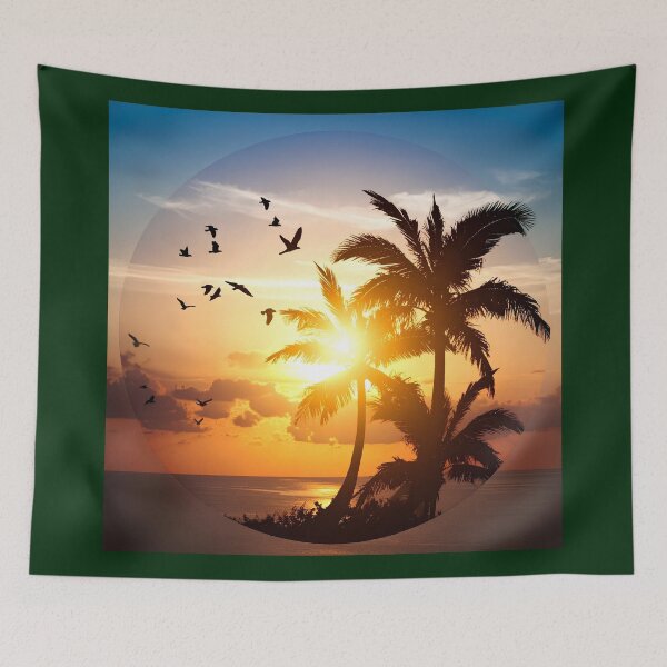 Item preview, Birds in Palms Sunset designed and sold by Creative Visualize.