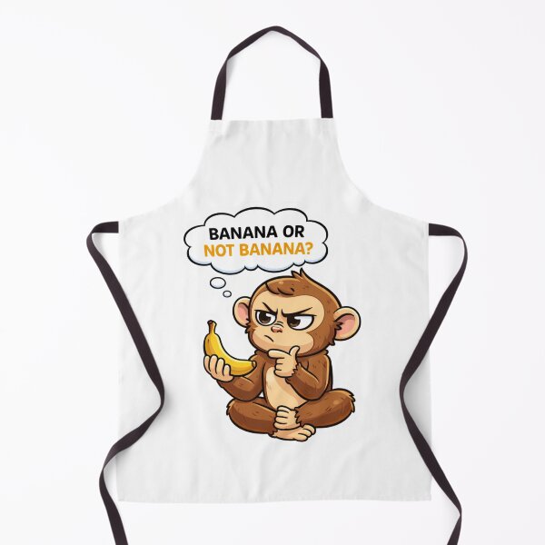 Item preview, Banana or Not Banana Monkey - Funny Shakespeare Parody - Thinking Ape Sticker designed and sold by ZYNORAworld.