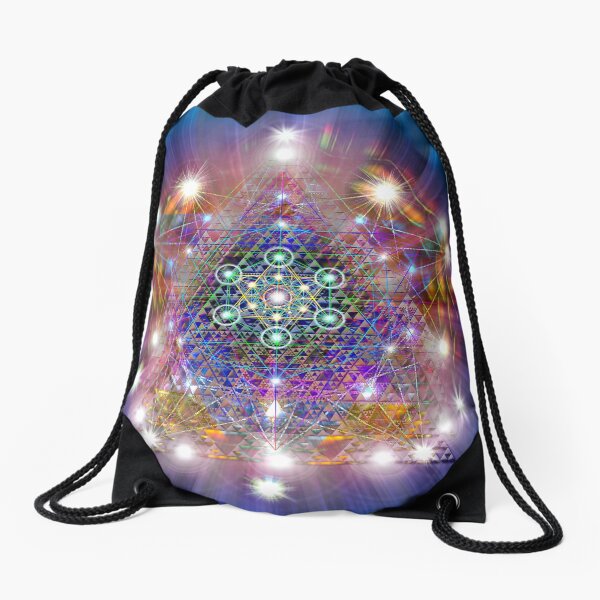 Sacred Geometry 38 Drawstring Bag