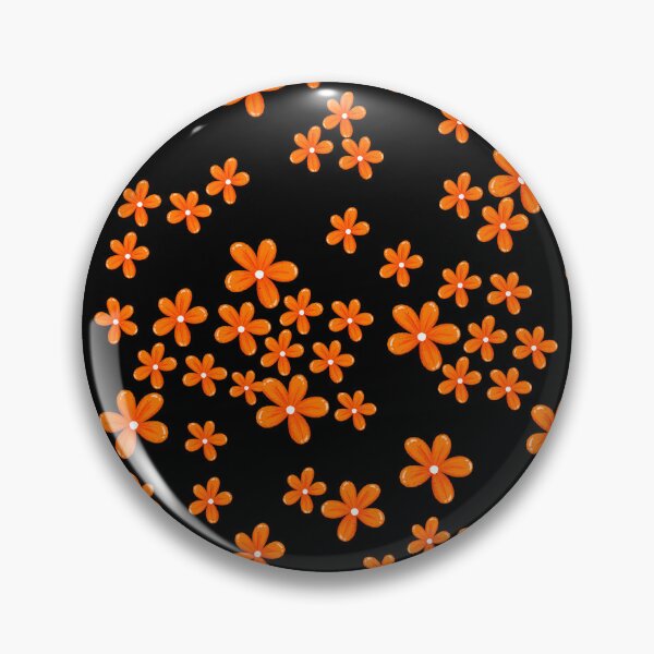 Item preview, Little Orange Watercolor Flowers Set designed and sold by uunaa.