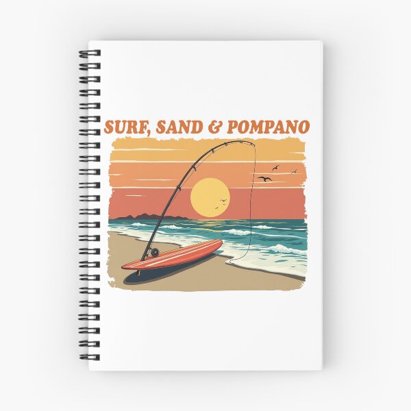 Item preview, Surf, Sand and Pompano - Pompano Fishing designed and sold by SNW-Collective.