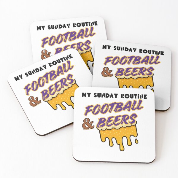 Item preview, Vikings Sunday Routine Football & Beers designed and sold by ThatFootball12.