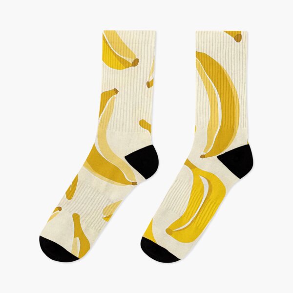 Artikelvorschau, Bananenmuster, gelbes Fruchtdesign entworfen und verkauft von ArtfullyJua.